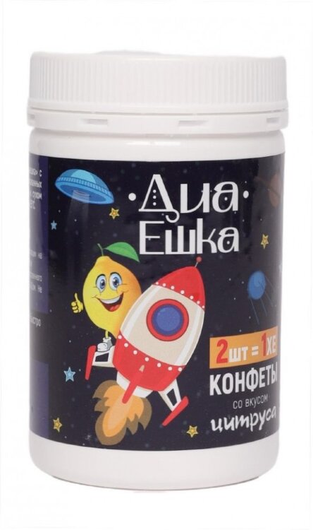 Средство для купирования гипогликемии ДИАешка, 30 конфет в упаковке (Цитрус) Средство для купирования гипогликемии ДИАешка, 30 конфет в упаковке (Цитрус)