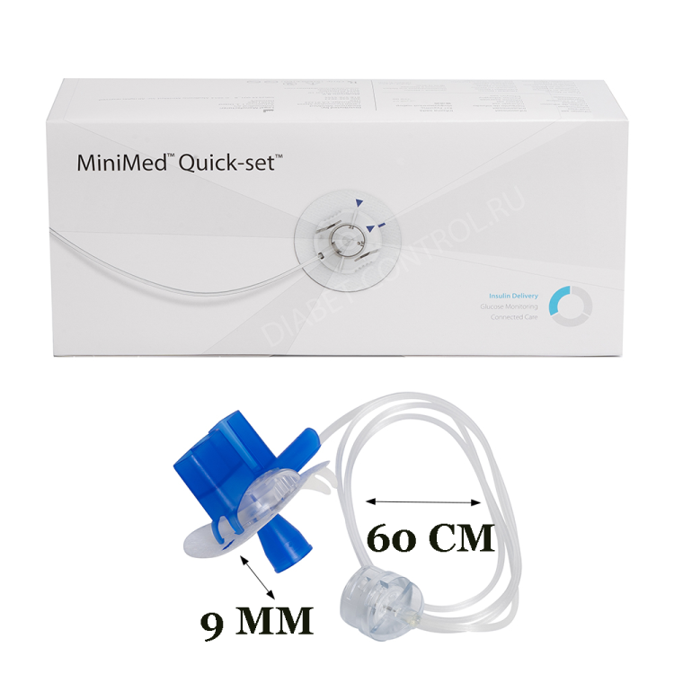 Quick-Set / Квик-Сет 9/60 / MMT- 397 инфузионный набор 1 шт. Quick-Set / Квик-Сет 9/60 / MMT- 397 инфузионный набор 1 шт.
