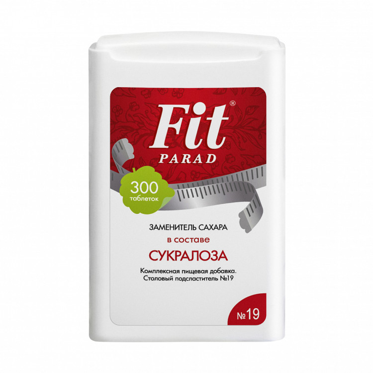 Заменитель сахара "ФитПарад" №19 Сукралоза 300 таб.
